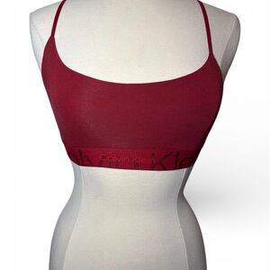 Calvin Klein Women's Burgundy Bralette